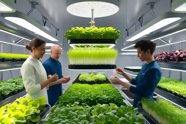 Agricultura Espacial de Microvegetais: Soluções Inovadoras para Autossuficiência Alimentar