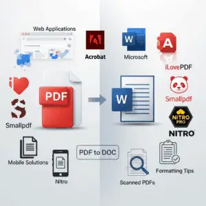 como converter pdf para word