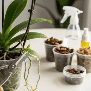 como fazer muda de orquídea
